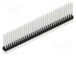 Connector: pin strips; pin header; male; PIN: 72; 1.27mm; THT; 2x36