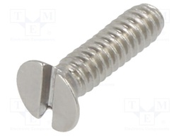 Screw; M1,6x6; DIN: 963A; Head: countersunk; slotted; 0,4mm