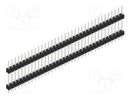 Connector: pin strips; pin header; male; PIN: 35; 2.54mm; THT; 1x35