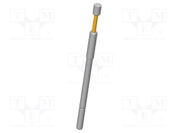 Test needle; Operational spring compression: 4mm; 5A; Ø: 2mm; 0.8N