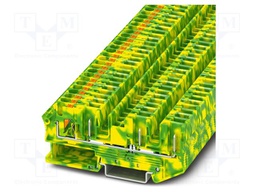 Splice terminal: rail; PA; L: 36.8mm; 0.2÷6mm2; W: 6.2mm; H: 90.7mm