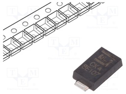 Diode: transil; 600W; 35.1V; 12.4A; unidirectional; ±5%; DO221AC