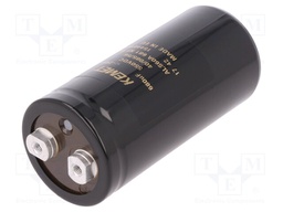 Capacitor: electrolytic; 680uF; 550VDC; Leads: screw; ESR: 441.15mΩ