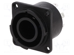 Connector: circular; 4.8mm connectors,soldering; CLIFFCON; 10A