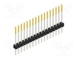 Connector: pin strips; pin header; male; PIN: 17; 2.54mm; THT; 1x17