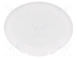 Actuator lens; lens color: opal white