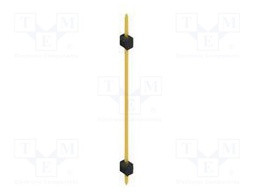 Connector: pin strips; pin header; male; PIN: 1; 2.54mm; THT; 1x1