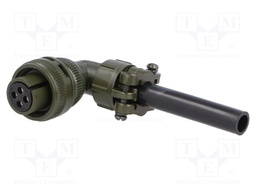 Connector: circular; Series: DS/MS; plug; female; PIN: 4; for cable
