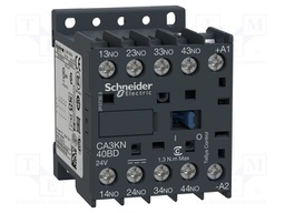 Relay Contactor, TeSys K Series, 4PST-NO, 4P