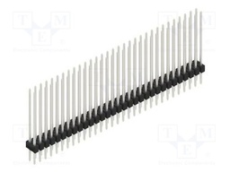 Connector: pin strips; pin header; male; PIN: 62; 2.54mm; THT; 2x31