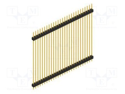 Connector: pin strips; pin header; male; PIN: 27; 2.54mm; THT; 1x27