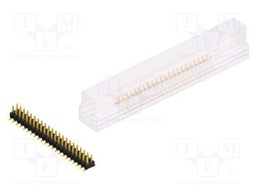 Connector: pin strips; pin header; male; PIN: 44; 2.54mm; SMT; 2x22