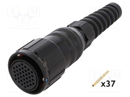 Plug; Size: 16; Connector: circular; MP-41; female; PIN: 37; 13A; IP67