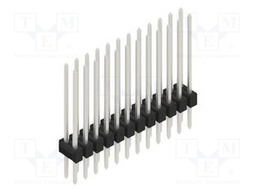 Connector: pin strips; pin header; male; PIN: 24; 2.54mm; THT; 2x12