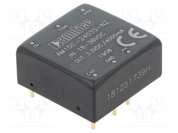 Converter: DC/DC; 15W; Uin: 18÷36V; 3.3VDC; Iout: 4A; 1"x1"; 15g
