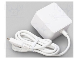 Power supply; 1.5m; white; 12.5W; 2.5A; Out: USB micro; 100÷240VAC