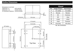 Converter: DC/DC; 2W; Uin: 4.5÷12V; Uout: 5VDC; Iout: 400mA; SMD; 3.5g
