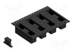 Connector: pin strips; pin header; male; PIN: 6; 2.54mm; SMT; 1x6