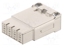 RECTANGULAR MODULE, RECEPTACLE, 8 POSITION, CRIMP