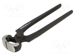 Pliers; end,cutting; 225mm; Cut: with side face; tag