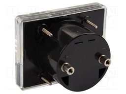 Ammeter; analogue; on panel; I DC: 0÷3A; Class: 2,5; 70x60mm