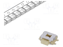 SWITCH, TACTILE, SPST, 50mA, SMD