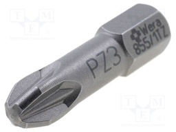 Screwdriver bit; Pozidriv®; PZ3; Overall len: 25mm; Torsion