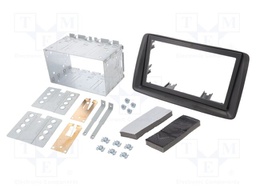 Radio frame; Fiat; 2 ISO; black