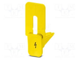 Label; L: 56.4mm; W: 24.4mm; H: 56.4mm; Body: yellow