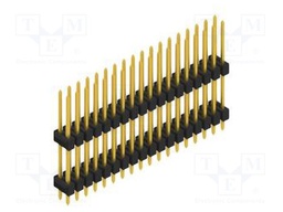 Connector: pin strips; pin header; male; PIN: 36; 2.54mm; THT; 2x18