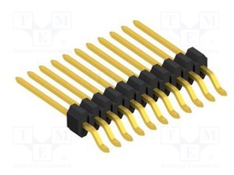 Connector: pin strips; pin header; male; PIN: 11; 1.27mm; SMT; 1x11