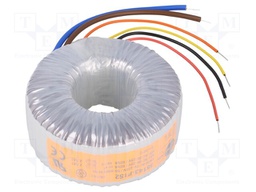Transformer: toroidal; 120VA; 230VAC; 25V; 25V; 2.4A; 2.4A; 1.2kg