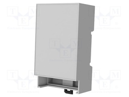 Enclosure: for DIN rail mounting; Y: 90mm; X: 53.3mm; Z: 32mm; grey