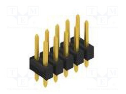 Connector: pin strips; pin header; male; PIN: 10; 2.54mm; THT; 2x5
