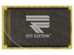 Board: universal; single sided,prototyping; W: 100mm; L: 160mm