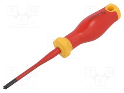 Screwdriver; insulated; PZ1/SL; 80mm; 1kVAC