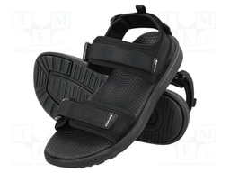 Sandals; Size: 42; black; knitwear