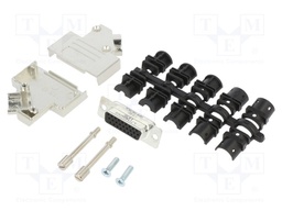 D-Sub HD; PIN: 26; female; shielded; angled 45°; soldering; UNC4-40