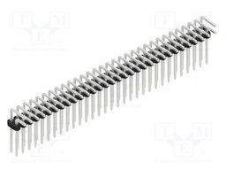 Connector: pin strips; pin header; male; PIN: 62; 2mm; THT; 2x31