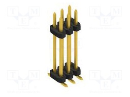 Connector: pin strips; pin header; male; PIN: 6; 2mm; SMT; 2x3; 100V