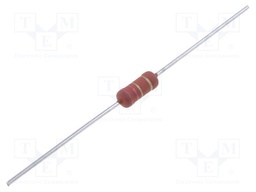Resistor: power metal; THT; 330Ω; 2W; ±5%; Ø3.9x12mm; 250ppm/°C
