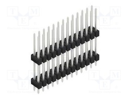 Connector: pin strips; pin header; male; PIN: 26; 2.54mm; THT; 2x13