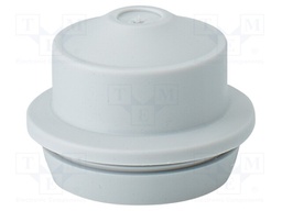 Grommet; elastomer thermoplastic TPE; light grey; 9÷17mm; IP65