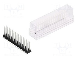 Connector: pin strips; pin header; male; PIN: 32; 2.54mm; SMT; 2x16