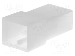 Terminals cover; male; for push-on 6.3mm connectors with lock