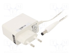 Power supply: switched-mode; constant voltage; 6VDC; 1A; 6W; plug