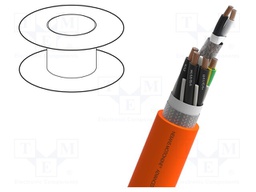 Wire: servo drive; MOTIONLINE® ADVANCED; 4G10mm2 + 2x1,5mm2; PVC