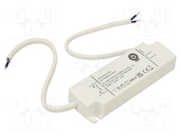 Power supply: switching; LED; 20W; 12VDC; 0÷1.67A; 180÷264VAC; IP44