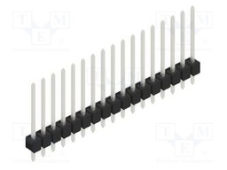 Connector: pin strips; pin header; male; PIN: 17; 2.54mm; THT; 1x17