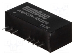 Converter: DC/DC; 3W; Uin: 18÷75V; 12VDC; Iout: 250mA; SIP9; 6.5g
